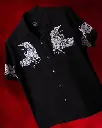 Crane Embroidered Shirt